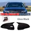 For Kia Optima K5 2016- Car Sticker Rearview Side Mirror Cover Wing Cap Exterior Door Rear View Case Trim Carbon Fiber Look