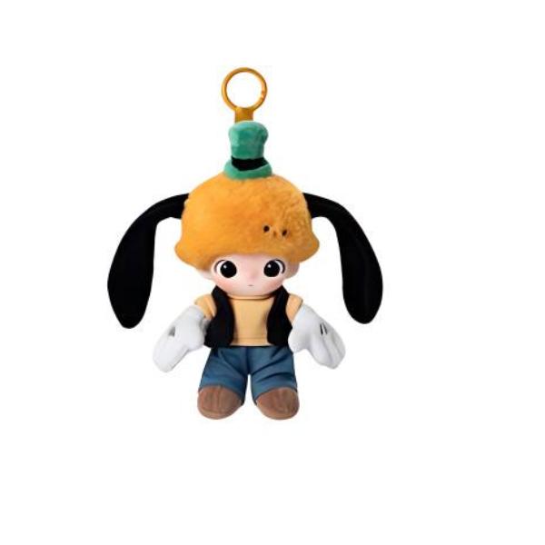 POP MART Dimoo World X Disney Series Mickey Tv Show Secret Edition Vinyl Plush Keychain, Single Mystery Box