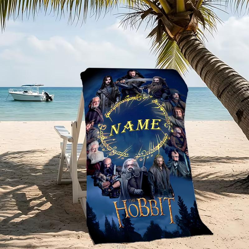 Customizable Personalized Beach Towels The Fellowship of the Ring Themed designs.Suitable for the Beach, Yoga, Sports;ideal As Beach Accessories