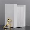 Multifunctional Book End Metal Book Stoppers Desk Bookshelf Practical Book Holders Shelf Decorative Bookends for Office