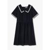 Wide Collar Color Block Dress 9176241985