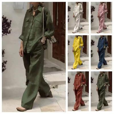 Neue Ankunft Damen Langarmshirts Lockere Hosen Set Outfit
