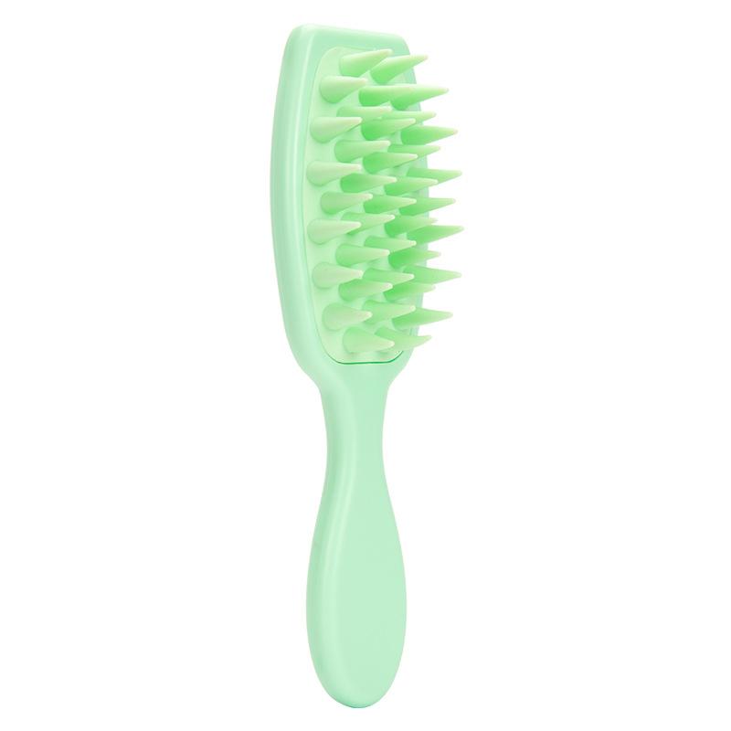 Erweiterter Griff, weiches Silikon, Shampoo, Kopfhaut, Haar-Massagegerät, Haarwaschkamm, Duschbürste, Bad, Spa, Massagebürste, Großhandel neu
