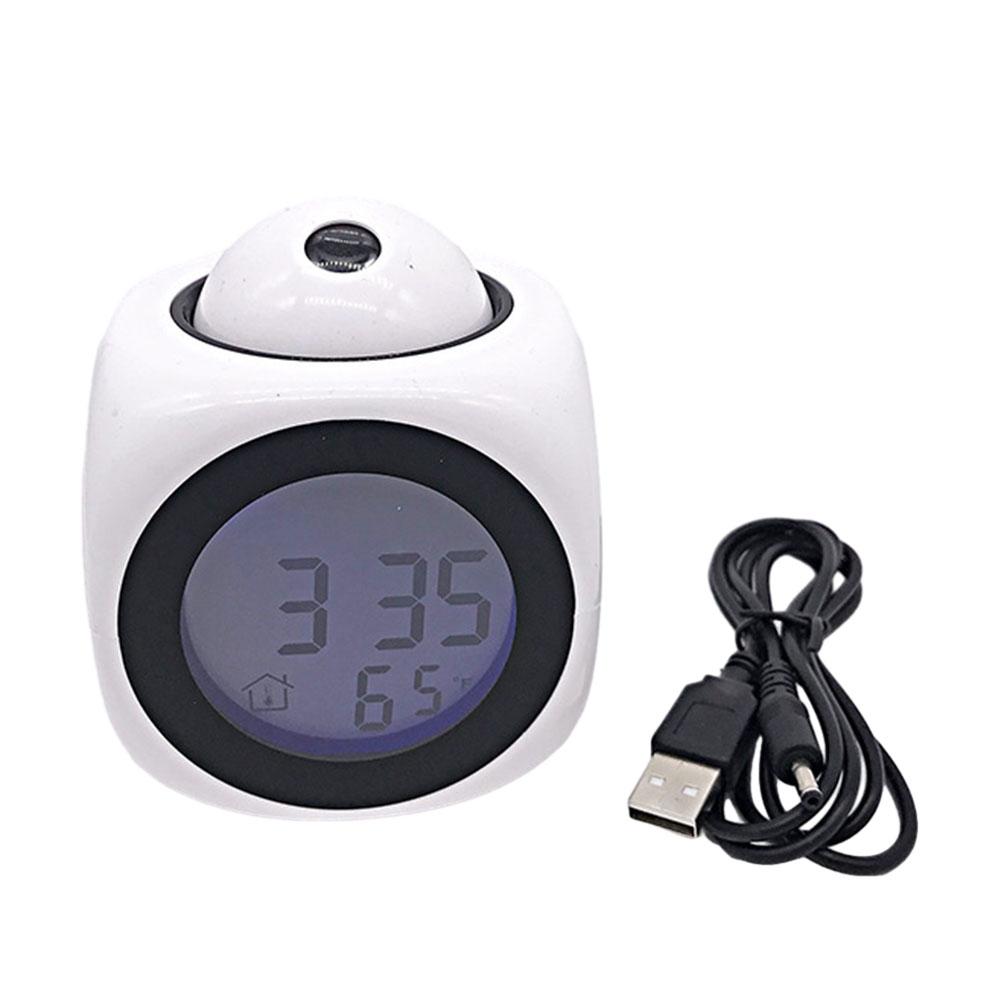 Temperature Alarm Clock Digital LED Screen Display