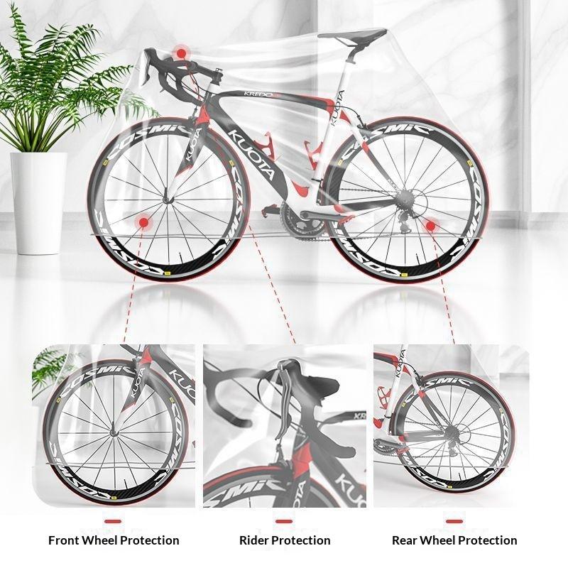 3 Pcs Durable Bicycle Cover, Mountain Road Bicycle Dust-Proof, Water-Proof , Sun-Proof And Rain-Proof Cover,Sunshade Sleeve