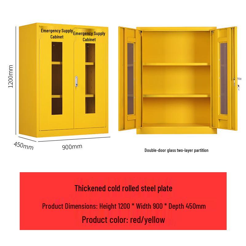WEZHO Emergency Supplies Storage Cabinet