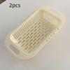 2Pcs/Kitchen Retractable Sink Drain Basket for Washing Vegetables and Fruits, Draining Bowl and Chopsticks, Sink Filter Rack