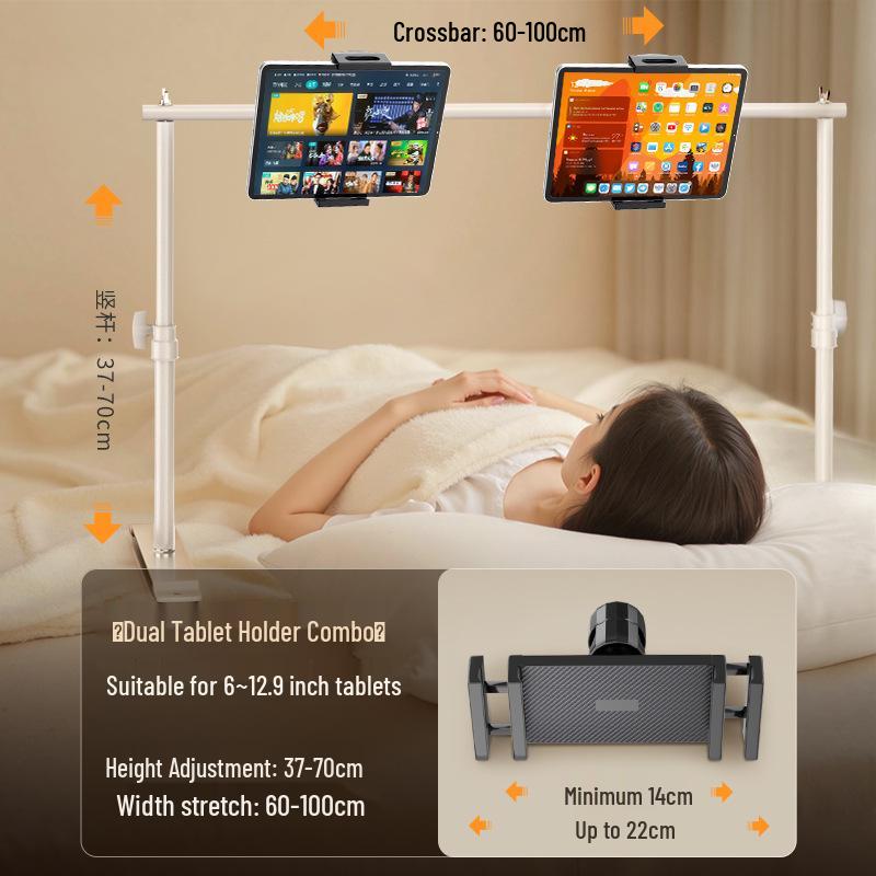Bedside Tablet & Phone Holder for Comfortable Viewing