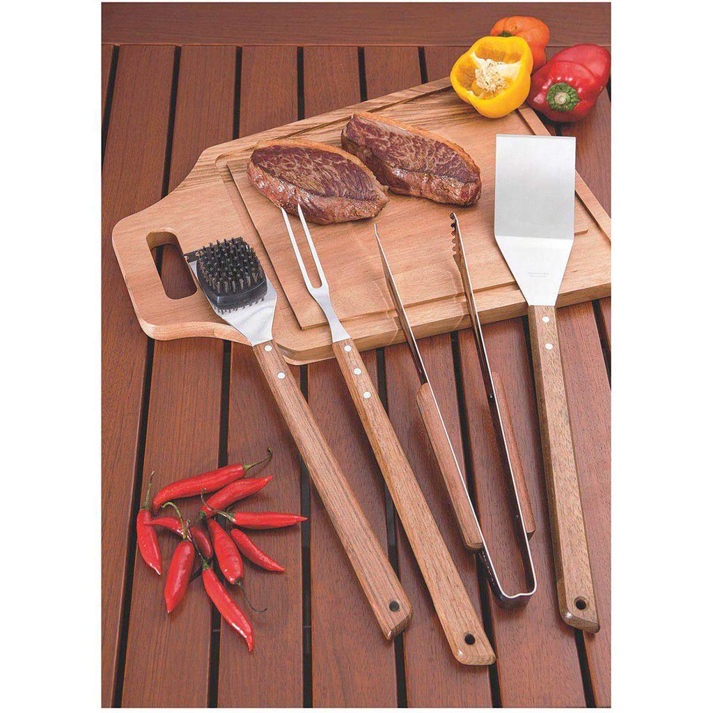 Tramontina Dynamic Wooden Handle Spatula, 48cm, Natural Wood, Large and Long, Churrasco Tool, Made in Brazil, 26441/100 TRAMONTINA