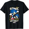 Sonic O Ouriço Tem Que Ir Rápido! Camiseta Épica de Corrida