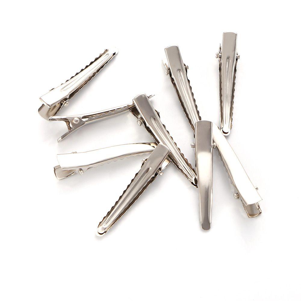 Portable Women Silver With Teeth Fashion Hair Clips Alligator Hairpin Hairdressing Styling Tools