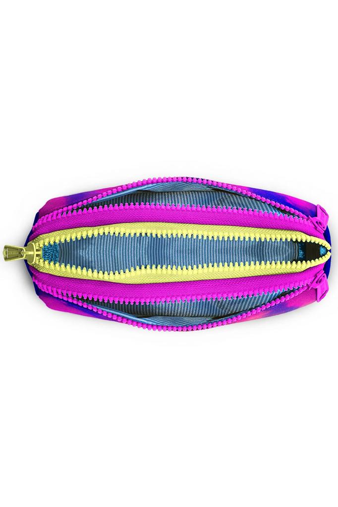 coral high Bunt gemustertes Federmäppchen mit drei Fächern für Kinder 22057