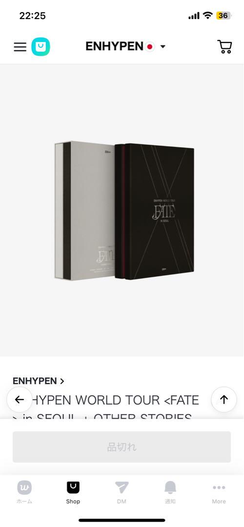 

[USED] ENHYPEN FATE inSEOUL+OTHER STORIES