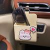 Storage Bag Cartoon Car Storage Box PU Leather Car Mobile Phone Storage Box  Car Accessories
