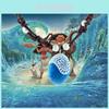 Exquisite Moana Princess Ocean Adventure Handmade Necklace For Kids With Flower Design