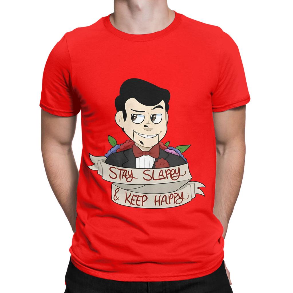 Stay Slappy Novelty 100 Cotton TShirt Goosebumps Tees Tops For Unisex