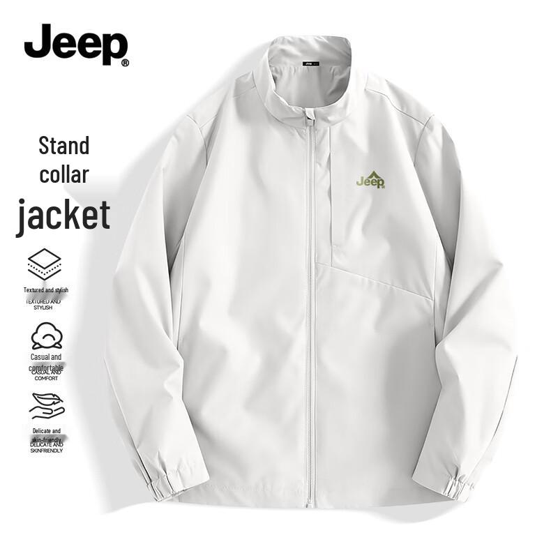 JEEP Men s Casual Stand-Collar Jacket XL