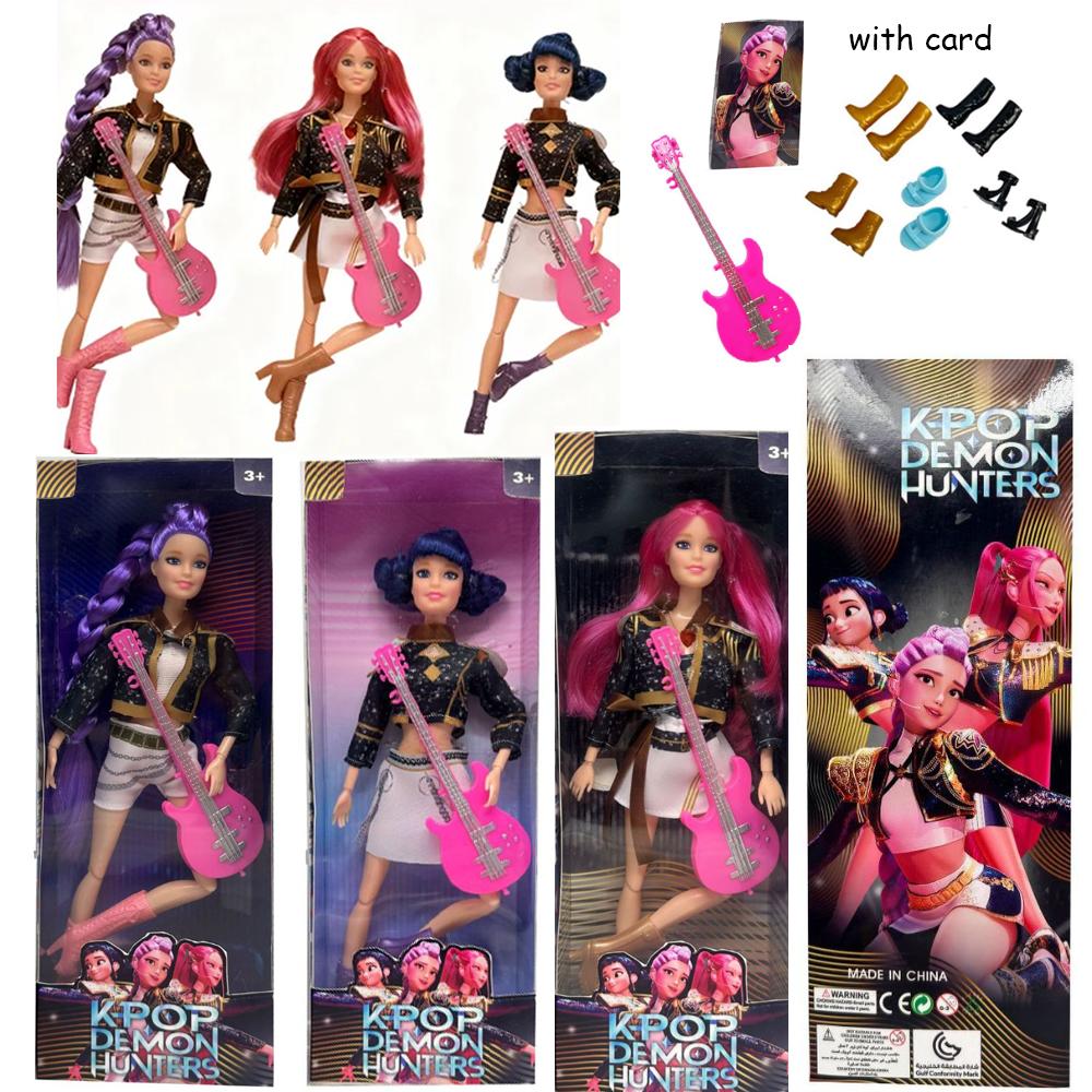 Wonderful K-Pop Demon Hunter Music-Themed Action Figure - Rumi/Mira/Zoey Collectible Vinyl Doll, High-End Movie Merchandise Gift