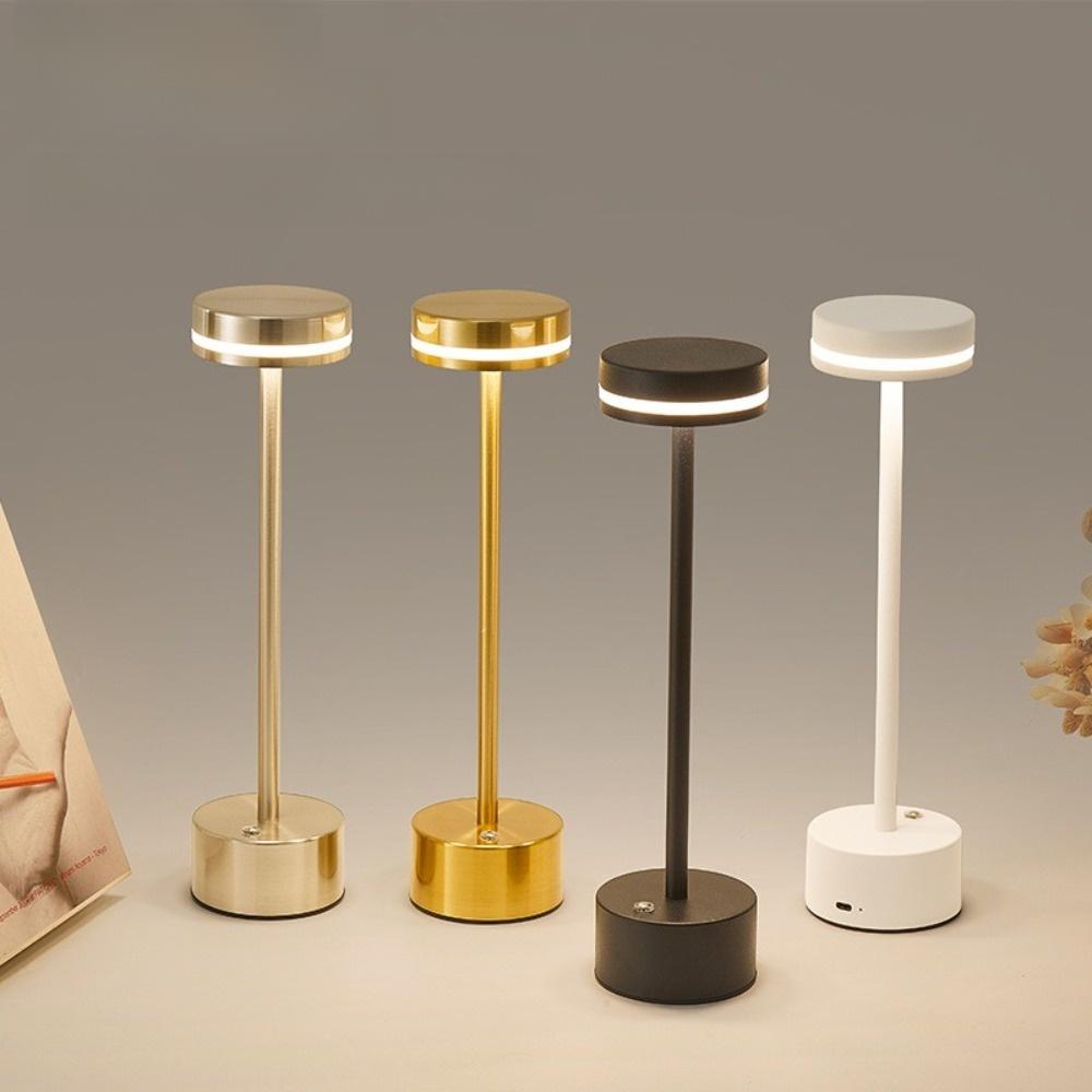 Creative USB Charging LED Night Light Adjustable Brightness Home Decor Touch Table Lamp Stepless Dimming Ambient Light