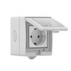 Intelligente Aufputz-Außensteckdose Wifi Tuya Ip55 16A 230V
