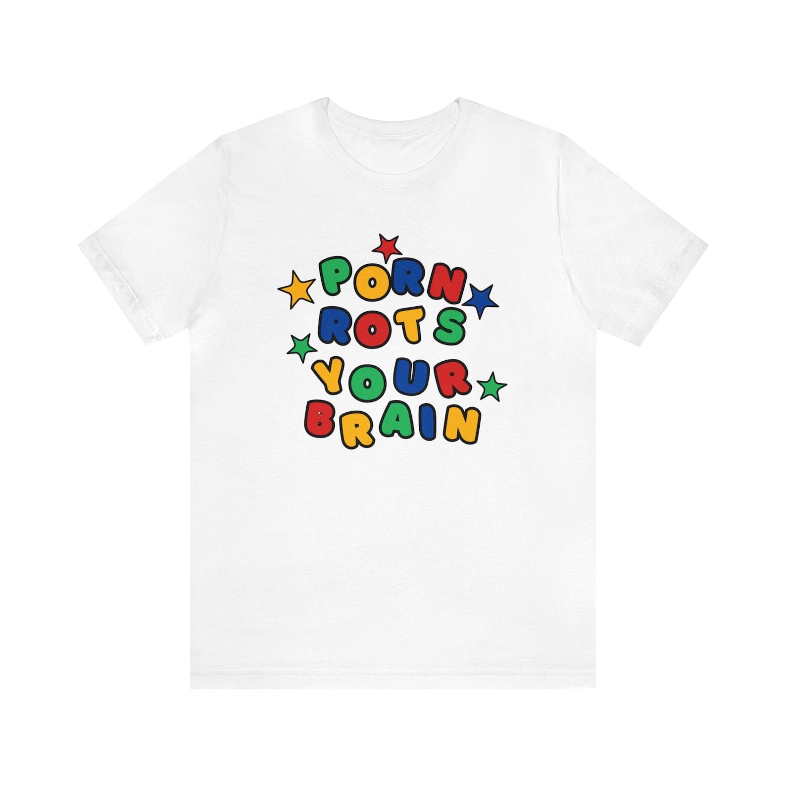 Brainrot Tee - Clowncore T-shirt / Feminist Tee / Radical Feminist / Feminist Ally / Funny Meme Tshirt / Kidcore Y2K XL