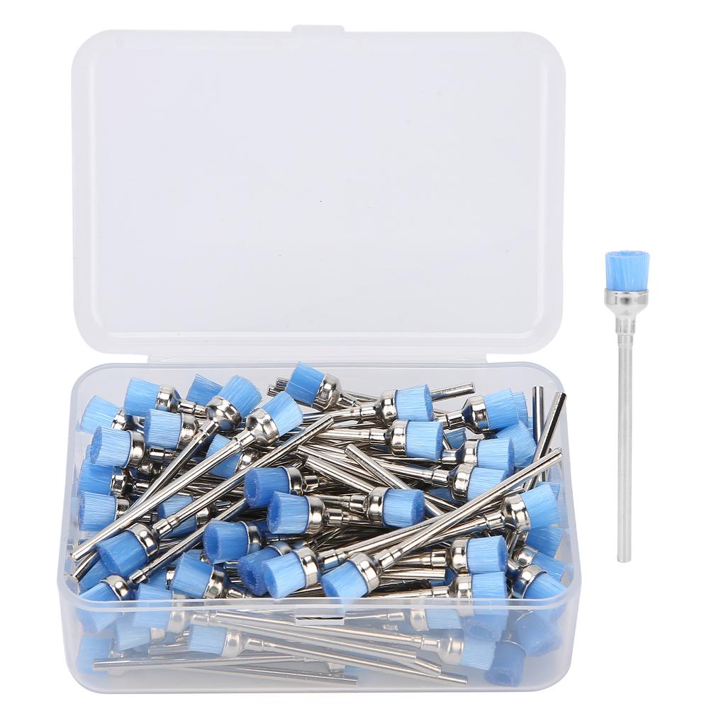 100pcs Nail Drill Bit Cleaning Brush Nail Dust Brush Cleaner Manicure Tool Accessory
