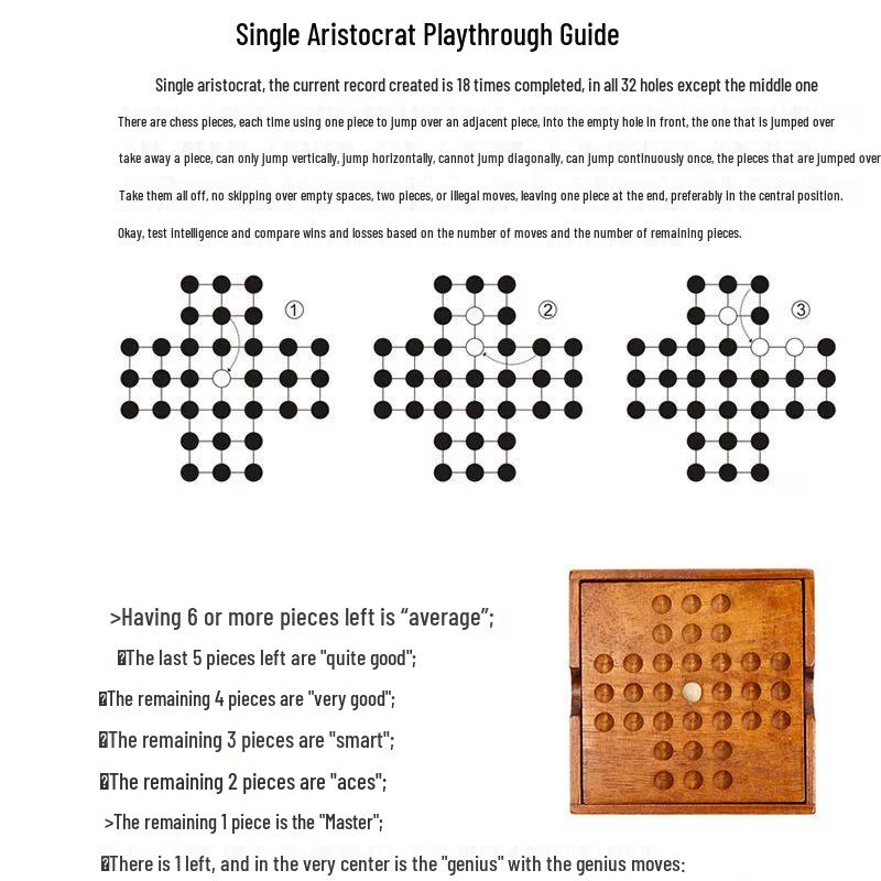 Stor Diamant Schack Klassiker: Träpedagogiskt Bordsspel för Barn