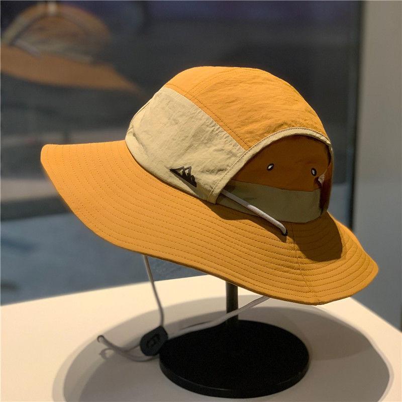 New hat women's quick-drying summer visor outdoor hat men's bucket hat travel shading mountaineering camp sun protection versatile