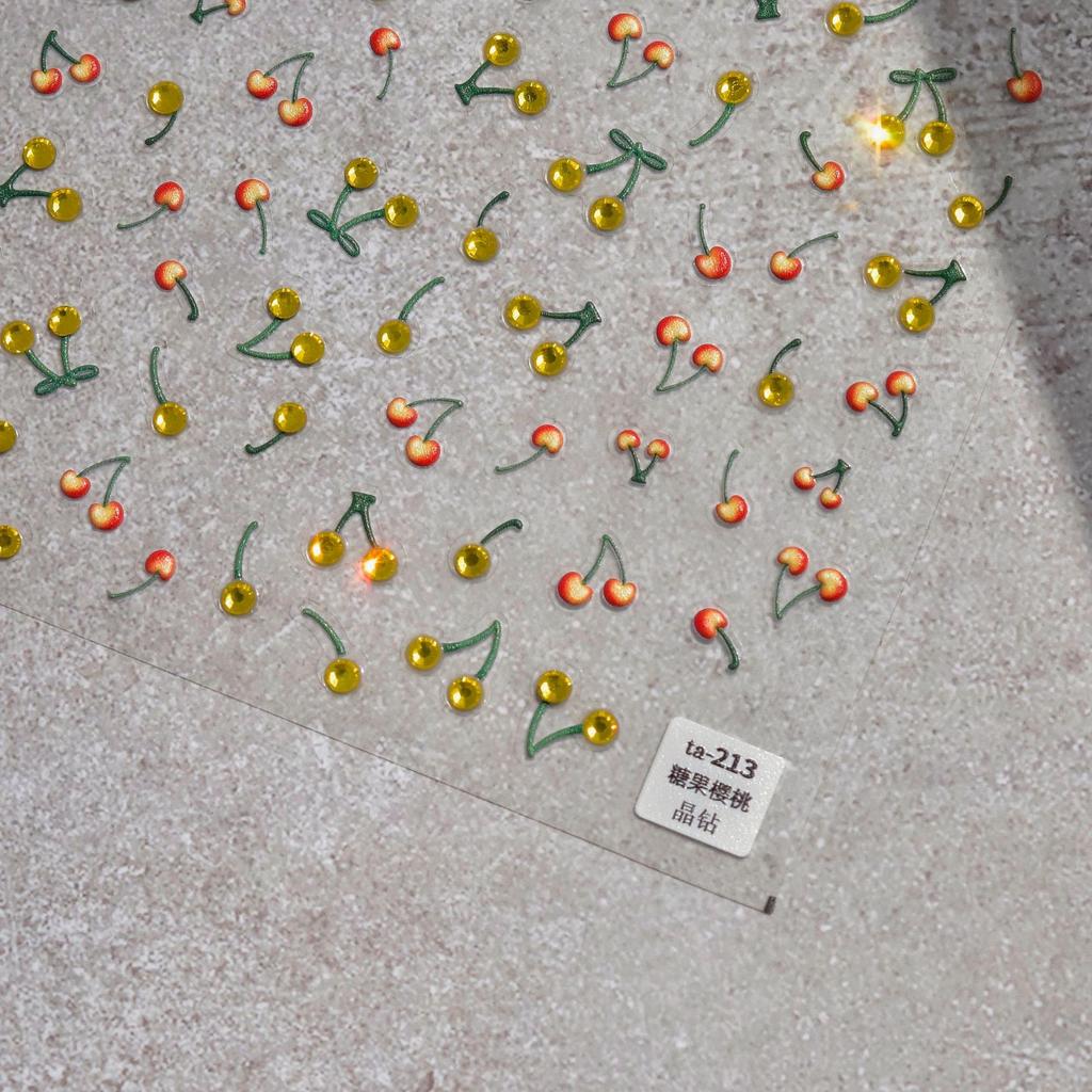 1pcs Cute Cat Claw 3D Jelly Relief Nail Stickers 3D Adhesive Stickers For Nails DIY Slider Nail Art Decorations