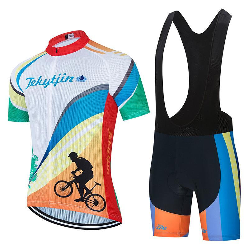 Cycling Sportswear Cycling Suit Short-sleeved Top Men s Summer Cycling Suit 2026 Summer Breathable Cycling Suit XS