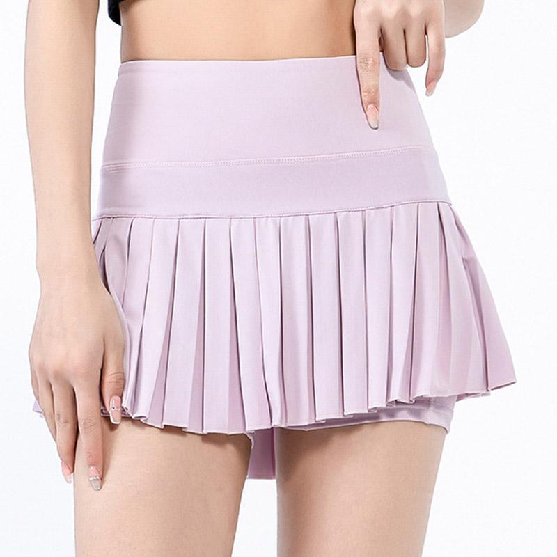 Women Sports Tennis Skirts Golf Skirt Fitness Shorts High Waist Athletic Running Short Skort