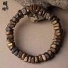 Hainan Yingge Green Agarwood Hand String 0.8 for Men and Women - Cultural Prayer Beads Bracelet with Sinking Wood Buddhist Beads.