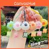 Animal Cartoon Sweet Water Sound Bell Keychain Colorful Bag Charm For All Occasions