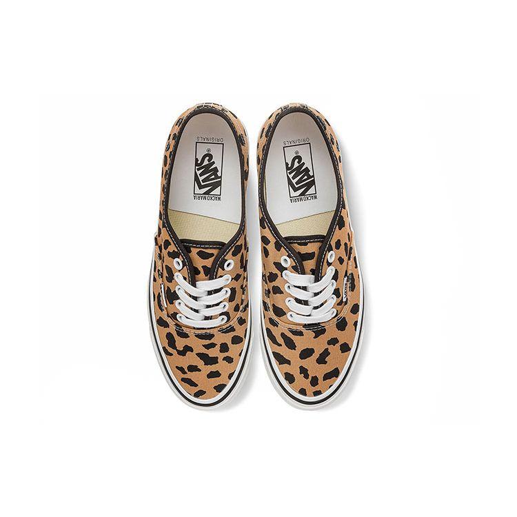 Wacko Maria X Vans Authentic Vault Og Lx Casual Leopard Print Low Top Skate Shoes Unisex Sneakers Brown VN0A4BV9BRO