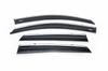 Parabrezza con cromo (4 pezzi, Niken) perNissan Qashqai 2010-2014