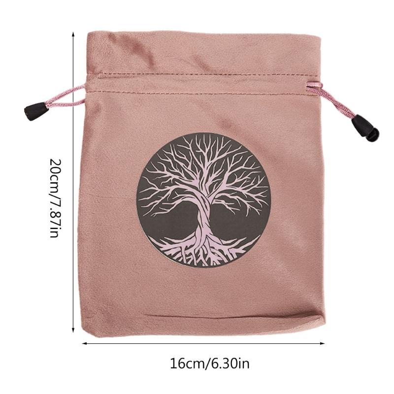 Drawstring Dices Pouch Astrolabes Divinations Tarots Bag Board Game Mini Velvet Jewelry Packaging Storage Pouch Gift Bag