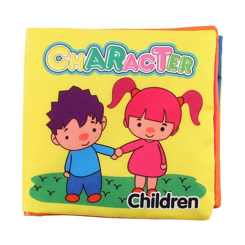 Vibrant Intelligence Development Cloth Bed Cognize Book Educational Toy For Babies