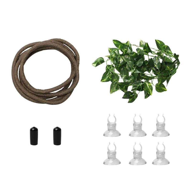 

Natural Looking PU Vine For Aquariums And Reptiles Climbing Safe Habitat Enrichment Decoration Plant for Terrariums 1