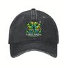 Ireland Rugby Shamrock Baseball Cap Washed Cotton Adjustable Casual Sun Protection Outdoor Sport Cap