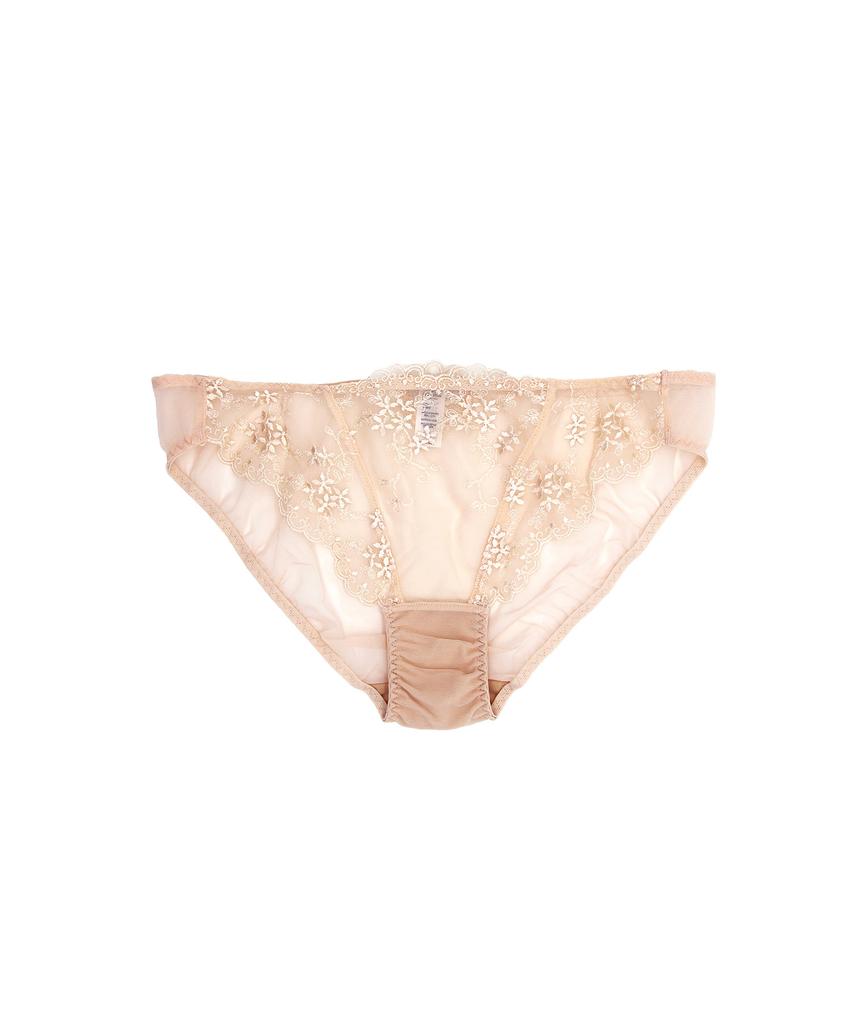 Abekeubu Isabella Lace Brief Nude