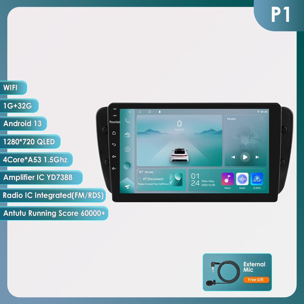 

9-дюймовая Android-навигация для автомобиля и камера заднего вида для Seat Ibiza 2009-2013 годов выпуска с 4G-подключением 9 inch suitable for 09-13 Ibiza