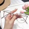 Anti-Blue Light Women Eyewear Retro Round Myopia Men Eyeglasses Frame Trend Optical Computer Transparent Universal Glasses