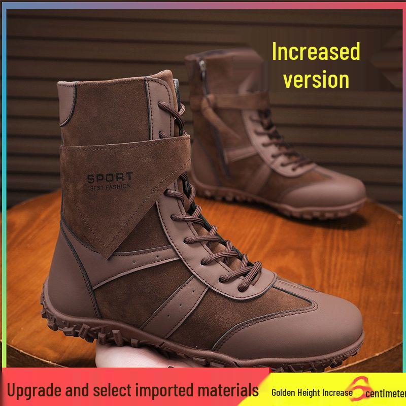 Herren 2025 German Trainer High-Top Boxschuhe: Bequeme, Leichte, Vielseitige Martin Boots