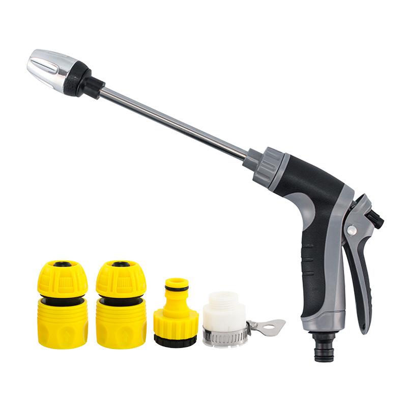 Extended Rod Household Rubber-coated Powerful Multi-functional Foam Kettle Car Washing Water Gun High-pressure Water Gun