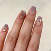 24pcs Flower Bow False Nails French Fake Nails Manicure Nail Tips  DIY