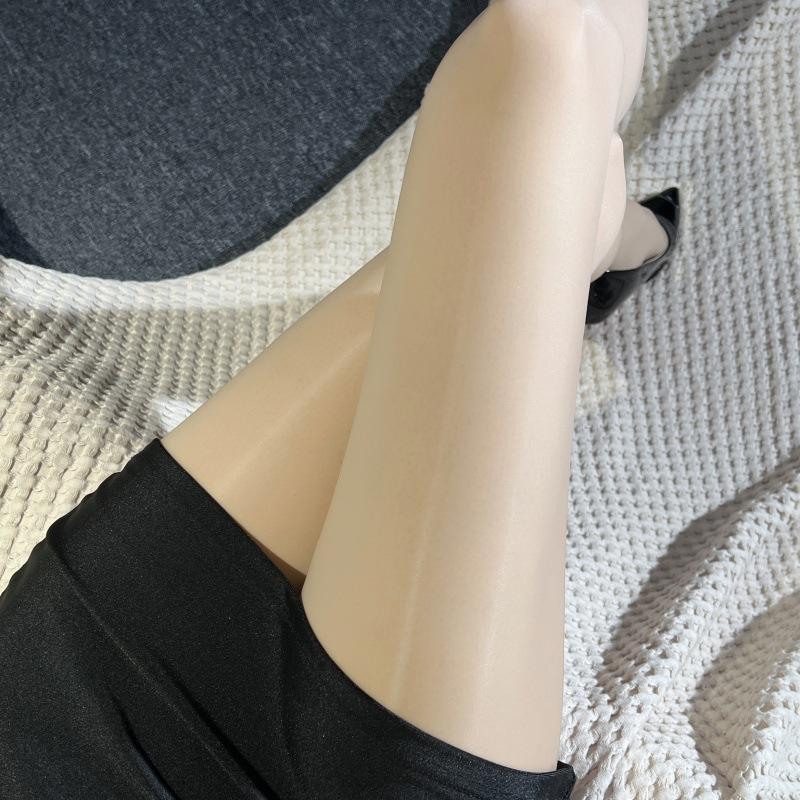 Horse Oil Socks Anti-hook Silk Durable Naked Bare Leg Artifact Large Size Pantyhose Women's Stockings Oil Light Black Stockings