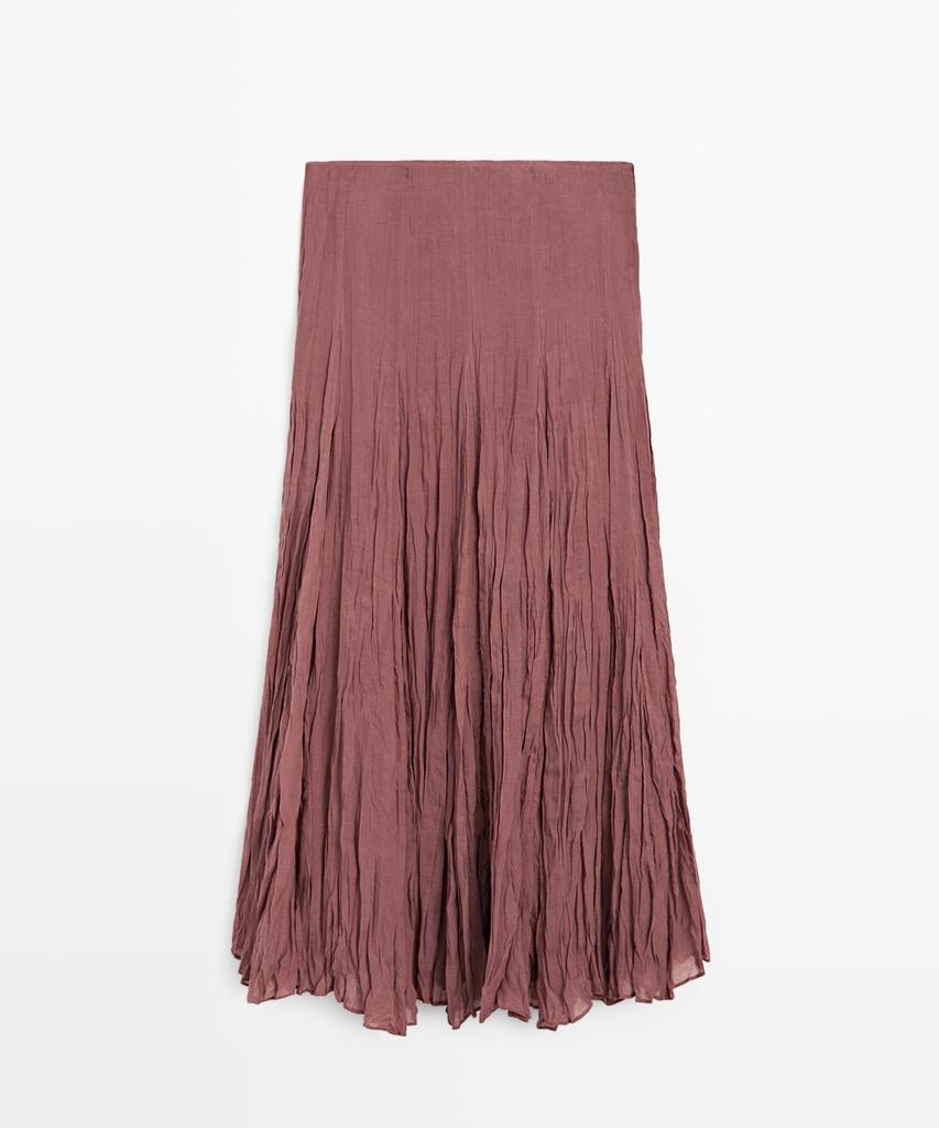 Masimodutti Fluid Gode Midi Skirt