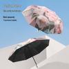 Pink Peony Automatic UV Protection Sun & Rain Umbrella