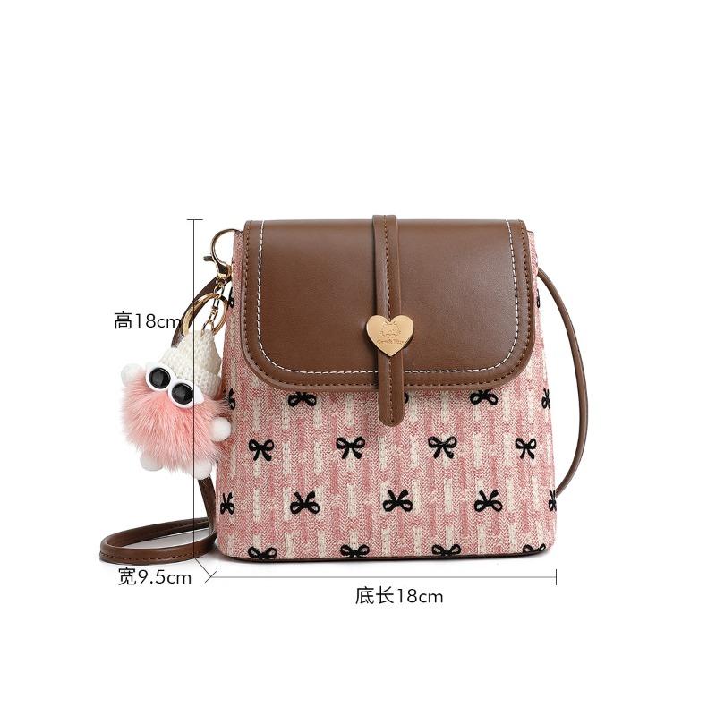 

Bag women s bag new retro old flower printing mobile phone bag women s mini shoulder messenger bag light bucket bag