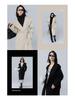 Alpaca Wool Hooded Mid-Length Coat - Autumn/Winter Loose Fit Overcoat